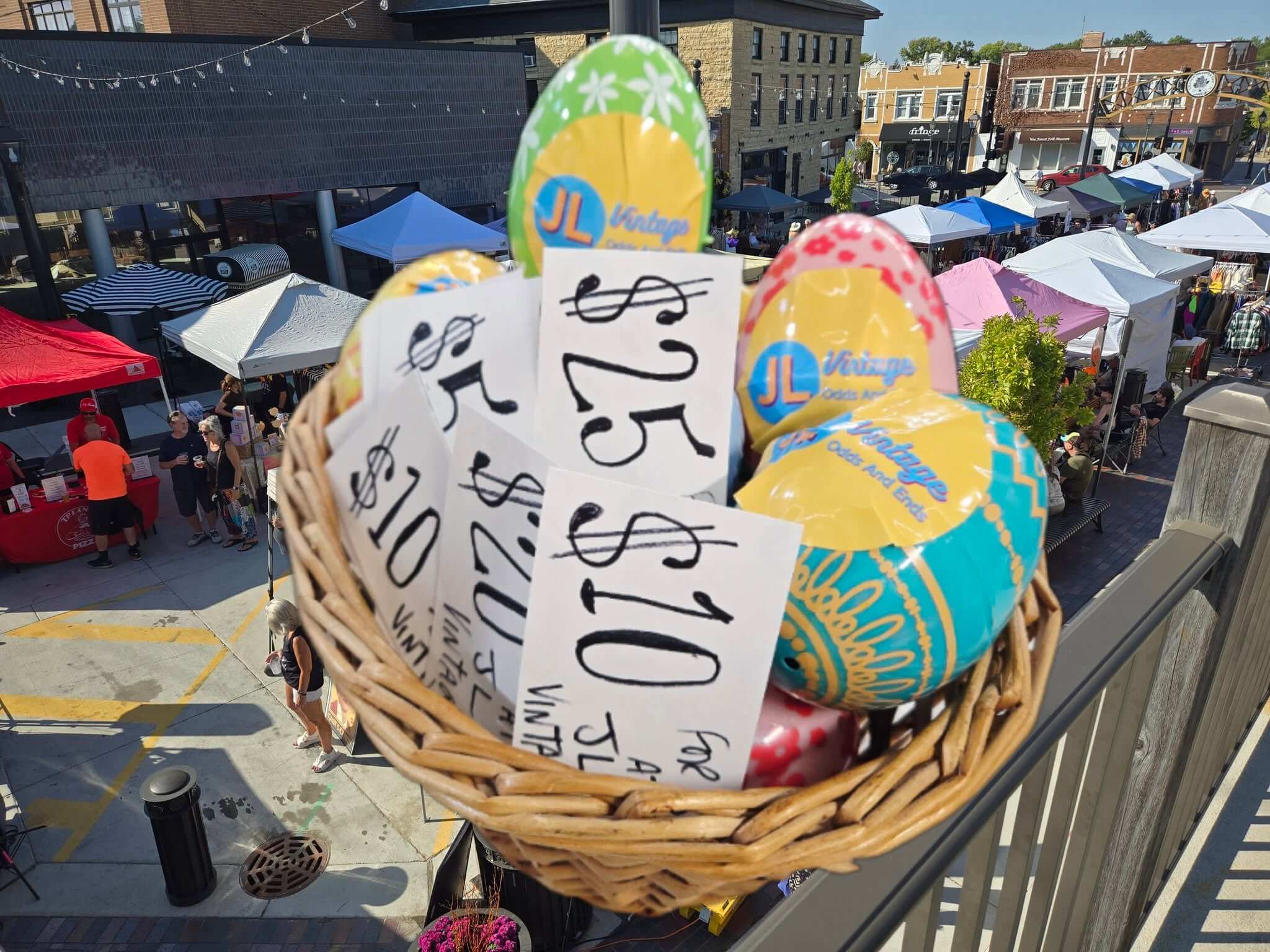 Easter Raffle at JL Vintage shop Lov'd Fest