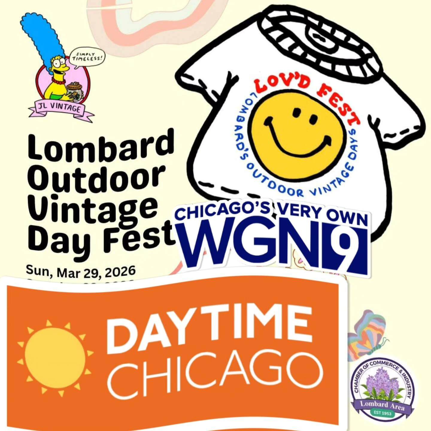 Lov'd Fest Flier at JL Vintage shop